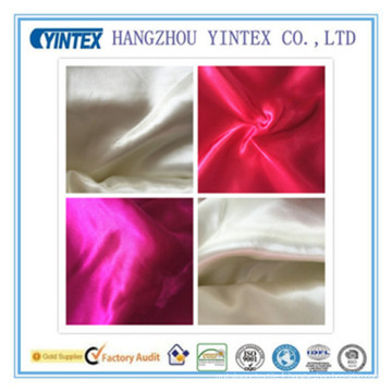 Tissu de satin de polyester tricoté à la main par 100d de 50d * 75D / 220 * 96 pour des textiles à la maison